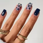 42 Dope Nail Designs: Creativity at Your Fingertips (nails on steroids) navyblue2 bd9db5532a254f6e910064ab7861dd47